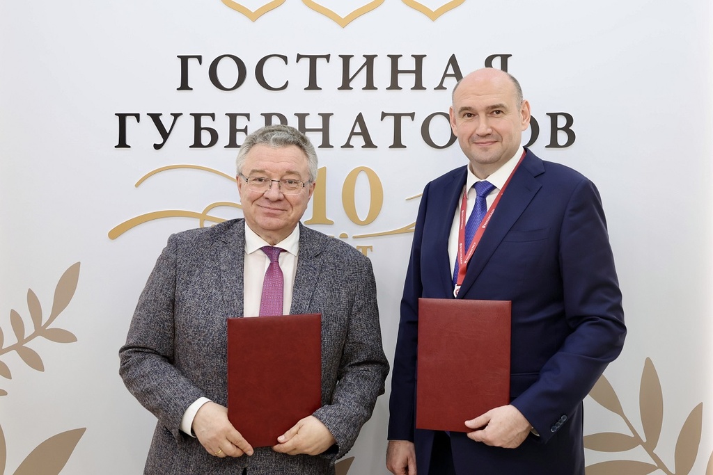 Евгений Солнцев подписал соглашение с Санкт-Петербургским отделением РАН