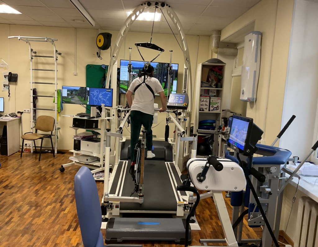 В отделении реабилитации Институт мозга человека РАН. Фото Н. Лесковой.